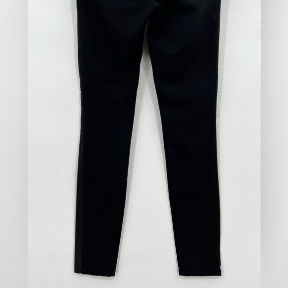 NWT Pilcro and the Letterpress Anthropologie The Stet Faux Leather Moto Pant 25 - Picture 11 of 16
